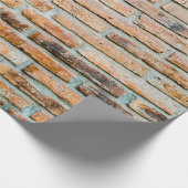 Beautiful brick wall Old classicabstract, architec ラッピングペーパー (角)
