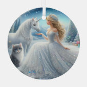 Beautiful bride fantasy ornament ガラスオーナメント (裏面)