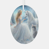 Beautiful bride fantasy ornament ガラスオーナメント (正面左)