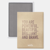 Beautiful, Brilliant & Brave — Magnet マグネット (正面/裏面)