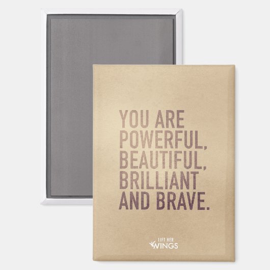 Beautiful, Brilliant & Brave — Magnet マグネット (正面/裏面)