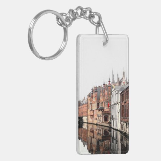 Beautiful Bruges. Acryl Sleutelhanger キーホルダー (正面左)