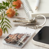 Beautiful Bruges. Acryl Sleutelhanger キーホルダー (正面右)