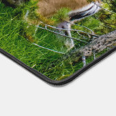 Beautiful Buck in the Meadow Desk Mat デスクマット (コーナー)