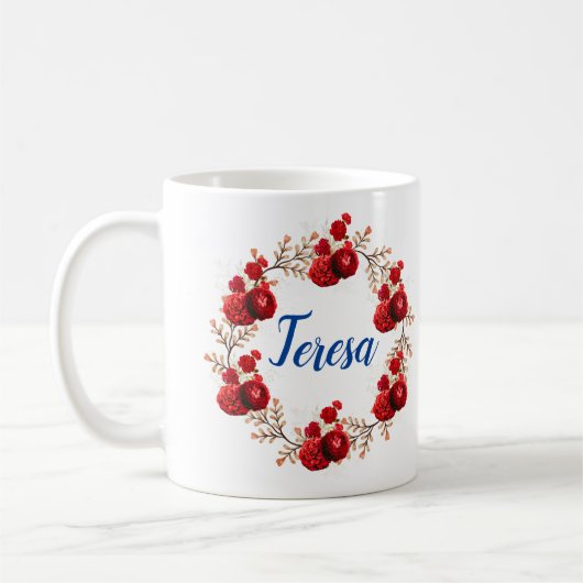 Beautiful bunch flowers  コーヒーマグカップ (左)
