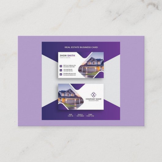 Beautiful Business Cards コーリングカード (正面)