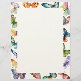 Beautiful Butterflies レターヘッド