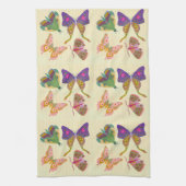 Beautiful Butterfly and Moth Kitchen Towel キッチンタオル (縦)