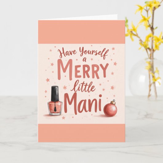  Beautiful Card for any manicure Lover カード (黄色い花)