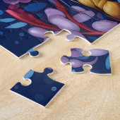 Beautiful Cardinal Bird ジグソーパズル (側面)