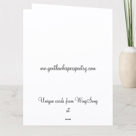 Beautiful Cardinal Christmas Greeting Card カード (裏面)