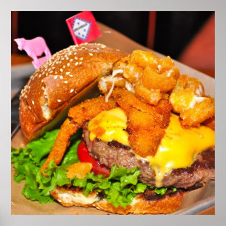 Beautiful Cheeseburger Poster ポスター
