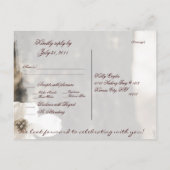 Beautiful Christian Dogwood RSVPポストカード（食付き） インビテーションポストカード (裏面)