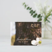 Beautiful Christian Dogwood RSVPポストカード（食付き） インビテーションポストカード (スタンド正面)