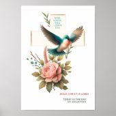 Beautiful Christian Wall Art Digital Download ポスター (正面)