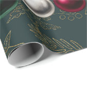 Beautiful Christmas Bauble Ornament ラッピングペーパー (ロールコーナー)