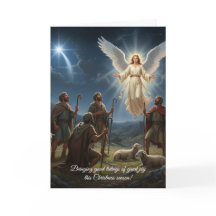 Beautiful Christmas Card Good tidings of great joy