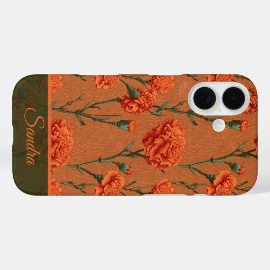 Beautiful Christmas Gift Carnation Custom Case-Mate iPhoneケース (裏面 (横))