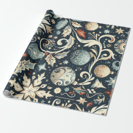 Beautiful Christmas Motifs 3 ラッピングペーパー