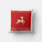 Beautiful Christmas Square Pillow | Festive Holida クッション (正面)