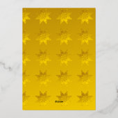 Beautiful Christmas Tree 箔シーズンカード (裏面)