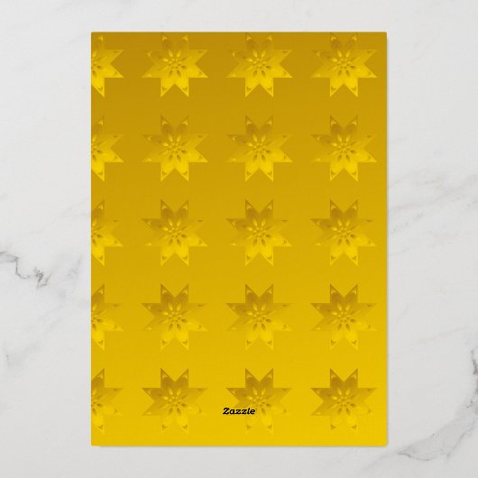 Beautiful Christmas Tree 箔シーズンカード (裏面)