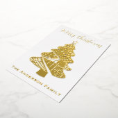 Beautiful Christmas Tree 箔シーズンカード (回転した状態)