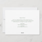 Beautiful Christmas Trees Landscape Custom Company シーズンカード (裏面)