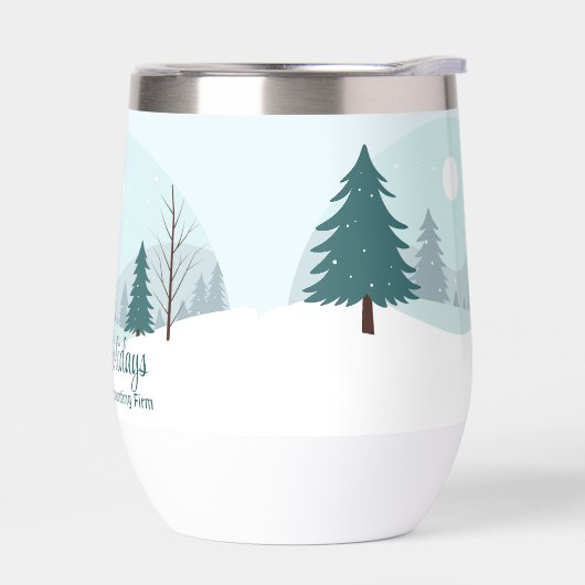 Beautiful Christmas Trees Winter Holiday Party (左面)