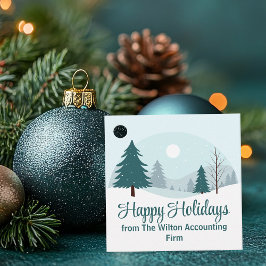 Beautiful Christmas Trees Winter Holiday Party フェイバータグ