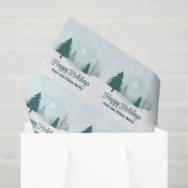 Beautiful Christmas Trees Winter Holiday Party 薄葉紙