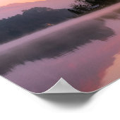 Beautiful Church on Island in Lake Bled Slovenia ポスター (角)