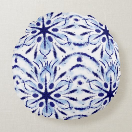 Beautiful circle pillow design ラウンドクッション (正面)