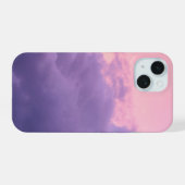 Beautiful Cloud Phone Case (ピンク/紫) iPhone 15ケース (裏面横)