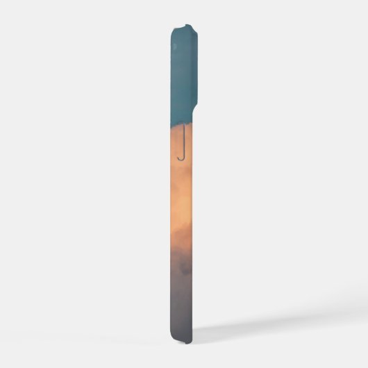 Beautiful Cloud Phone Case (Teal/Orange) iPhone 15ケース (右側面)