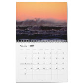 Beautiful Coastal Washington Ocean Sunset Photo カレンダー (2月 2027)