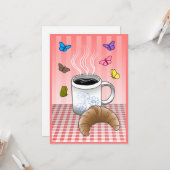 Beautiful Coffee Time カード (正面/裏面インサイチュ)