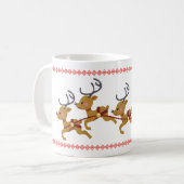 Beautiful Colorful Christmas Mug コーヒーマグカップ (正面左)
