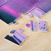 Beautiful Colorful Neon Signs In Tokyo, Japan ジグソーパズル (側面)