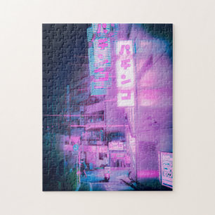Beautiful Colorful Neon Signs In Tokyo, Japan ジグソーパズル