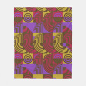 Beautiful colorful pattern  フリースブランケット (正面)