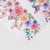 Beautiful Colorful Wildflowers & Butterflies 薄葉紙 (詳細)