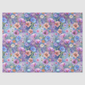 Beautiful Colorful Wildflowers Pattern Decoupage 薄葉紙 (正面)