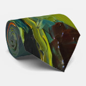 Beautiful Cone Flowers in Purple Violet Yellow  ネクタイ (ロール)