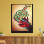 Beautiful Creature Plant Stretched Canvas Print キャンバスプリント (インサイチュ (リビング))