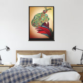 Beautiful Creature Plant Stretched Canvas Print キャンバスプリント (インサイチュ (寝室))
