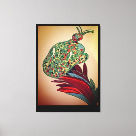 Beautiful Creature Plant Stretched Canvas Print キャンバスプリント (正面)