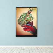 Beautiful Creature Plant Stretched Canvas Print キャンバスプリント (インサイチュ (ウッドフロア))