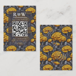 Beautiful Custom Carnation Charm Spring Wedding エンクロージャーカード