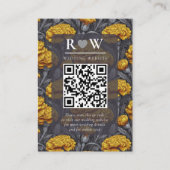 Beautiful Custom Carnation Charm Spring Wedding エンクロージャーカード (正面)